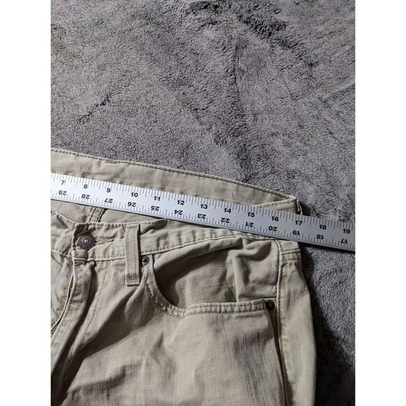 Levi's 559 Relax Straight Fit Men's Jeans Size 34x32 Beige - Picture 4 of 12